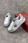 MOCE Ballstar GGDB/GoldenGoose Spor Yıldız Detaylı Spor Ayakkabı Beyaz-Gold