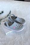 MOCE Cross Model Ortopedik Bayan Sandalet Terlik Gri